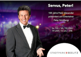 Bild: „Servus, Peter – die Hommage an Peter Alexander (zum 100. Geburtstag)“