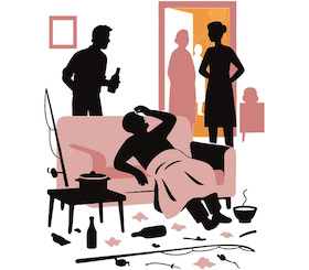 Bild: Männergrippe - Up Platt