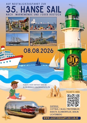 Bild: "Neptun-Express" zur Hanse Sail nach Warnemünde