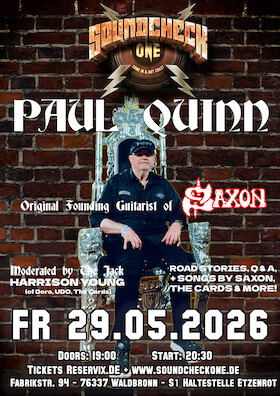 Bild: Paul Quinn (Saxon) - An Evening With The King