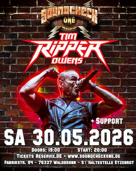 Bild: Tim Ripper Owens + Support
