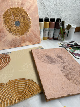 Bild: Creative Night - Motiv: Struktur, Paste, Abstrakt