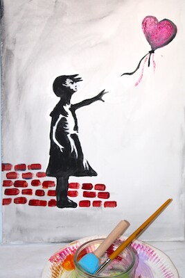 Bild: Creative Night - Motiv: Banksy