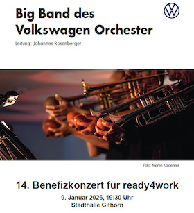 Bild: Benefizkonzert mit der Big Band des Volkswagen Orchester