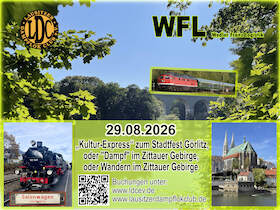 Bild: „Kultur-Express“ zum Stadtfest Görlitz, oder "Dampf" im Zittauer Gebirge