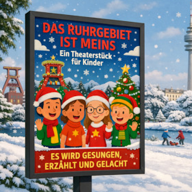 Bild: Das Ruhrgebiet ist meins! - Ein Kindermusiktheater für die ganze Familie - Weihnachts Edition mit Weihnachtssingen