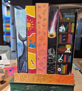 Bild: Kreativworkshop: Farbschnitte selbst gestalten