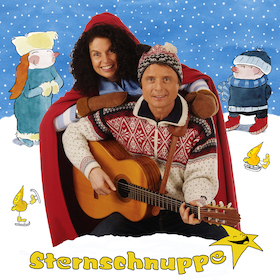 Bild: Sternschnuppe  -  Winterlieder