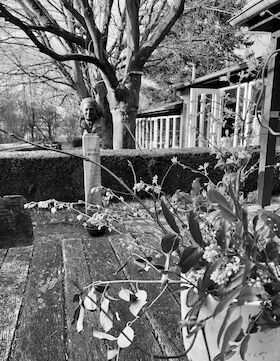 Bild: Jagdhornbläser im Arboretum Melzingen - Jagdhornbläser im Arboretum Melzingen