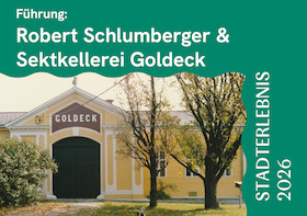 Bild: Robert Schlumberger und seine Sektkellerei am Goldeck