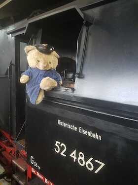 Bild: Teddytag auf der Frankfurter Hafenbahn - Abfahrt 15:30 Uhr