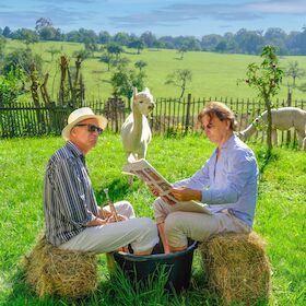 Bild: Huub Dutch Duo - "Life is fine - when you're on Wäscheline"