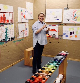 Bild: "Hör mal zu" mit der Chefin des Familienzentrums "Flügelschlag" Ulrike Scholz