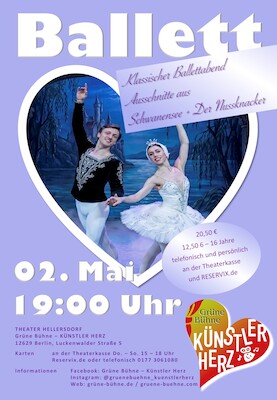 Bild: Klassischer Ballet-Abend  Höhepunkte aus "Schwanensee + "Der Nussknacker"
