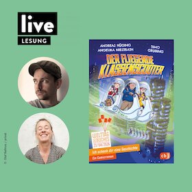 Bild: LESUNG: Angelika Niestrath & Timo Grubing - "Ich schenke dir eine Geschichte: Der fliegende Klassenscooter"