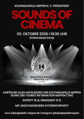 Bild: Sounds of Cinema - Präsentiert von der Kolpingkapelle Meppen e.V.