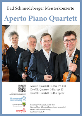 Bild: Bad Schmiedeberger Meisterkonzerte - Aperto Piano Quartett