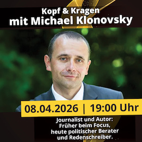 Bild: Kopf & Kragen mit Michael Klonovsky | Magdeburg | machwerk