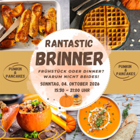 Bild: Rantastic Brinner – Breakfast meets Dinner- Pumkin & Pancakes – Brinner im Oktober