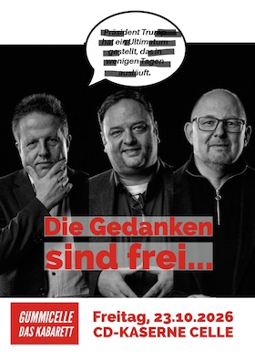 Bild: GummiCelle - DIE GEDANKEN SIND FREI – und Gummicelle lässt sie fliegen