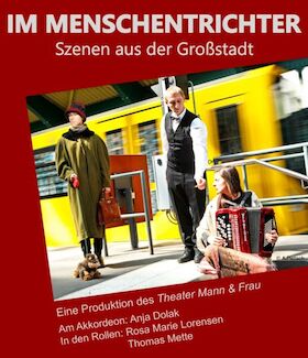 Bild: Theater: Im Menschentrichter - Szenen aus der Großstadt - gespielt von Menschen, Puppen und Schatten