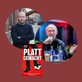 Bild: Wie der Westen den Ost-Fußball zerstörte - Journalist Mathias Liebing mit Fußballstar Perry Bräutigam im Gespräch