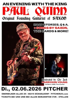 Bild: PAUL QUINN (SAXON) & HARRISON YOUNG - - European tour 2026 -