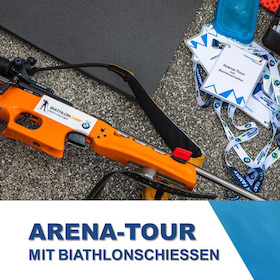 Bild: Arena-Tour mit Biathlonschießen - ARENA-TOUR mit Biathlonschießen