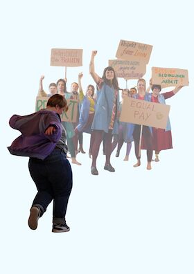 Bild: FLIEGEN LERNEN - Die inklusive Theatergruppe des Kannwas Kollektivs