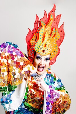 Bild: Die Regenbogenhummel: Schneerose