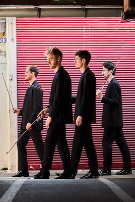 Bild: Hana Chang, Jean-Sélim Abdelmoula, Quatuor Agate - Concert de Six