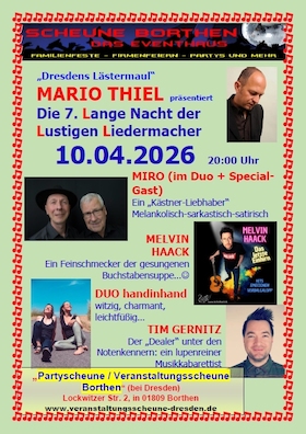 Bild: Lange Nacht der Liedermacher - Lange Nacht der Liedermacher