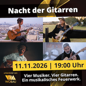 Bild: Nacht der Gitarren 2026 | Magdeburg | machwerk