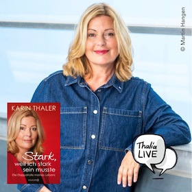 Bild: Karin Thaler liest aus ihrer Autobiografie "Stark, weil ich stark sein musste"
