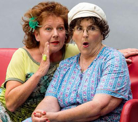 Bild: Alice Hoffmann und Bettina Koch - "Kluger Klatsch unn dumme Sprüch ..."