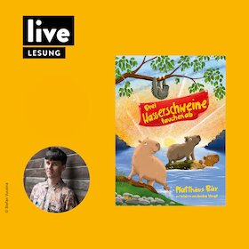 Bild: "Drei Wasserschweine tauchen ab"