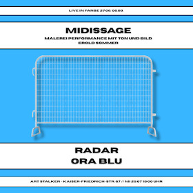 Bild: Midissage - Erold Sommer - Live in Farbe - Mit den Bands RADAR + ORA BLU