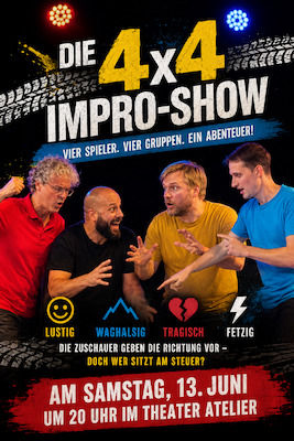 Bild: STUTTGART IMPROVISIERT zeigt: Die 4x4-Impro-Show
