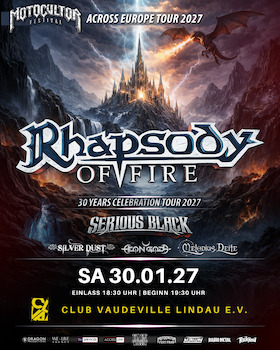 Bild: Rhapsody Of Fire + Serious Black + Silver Dust + Aeon Gods + Melodius Deite