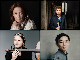 Bild: Carolin Widmann, Nils Mönkemeyer, Julian Steckel & William Youn