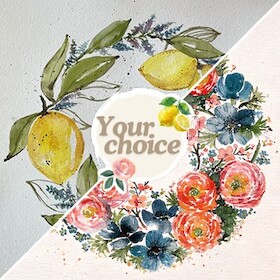 Bild: Kreativworkshop: Aquarell in der „Loose Watercolor“-Technik: Moderne Blumenkränze