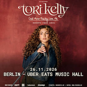 Bild: Tori Kelly VIP SOUNDCHECK PARTY PACKAGE - God Must Really Love Me Europe Tour
