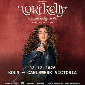 Bild: Tori Kelly VIP SOUNDCHECK PARTY PACKAGE - God Must Really Love Me Europe Tour