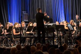 Bild: Wetzlarer CITY WINDS unter Leitung von Dominik M. Koch Heeresmusikkorps Ulm