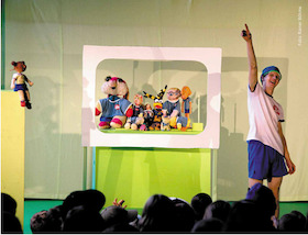 Bild: SPIELKORB Kindertheater - Vollpfosten