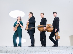 Bild: Geburtstagskonzert für Dr. Günter Paul mit dem Eliot Quartett - Das Eliot Quartett spielt Joseph Haydn