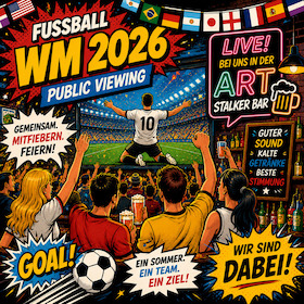 Bild: WM Public Viewing im ART Stalker - Frankreich : Senegal