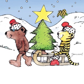 Bild: Chapeau Claque Kindertheater Bamberg: Weihnachten mit Tiger und Bär