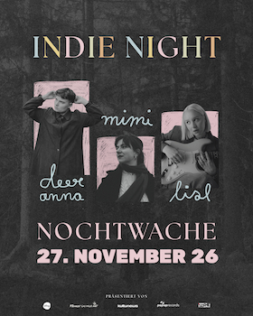 Bild: INDIE NIGHT w/Deer Anna, Mimi & Lisl - Indie-Night
