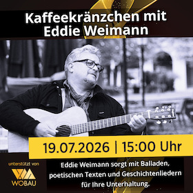 Bild: Kaffeekränzchen mit Eddie Weimann